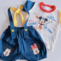 バースデイ　ディズニー　ミッキー　Tシャツ　ズボン　80 disney 100のサムネイル