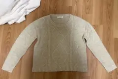 chocol raffine robe ケーブルニットセーター