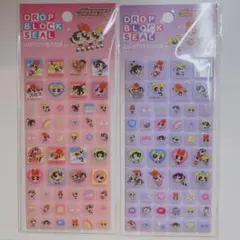パワーパフガールズ タイルシール ドロップブロックシール