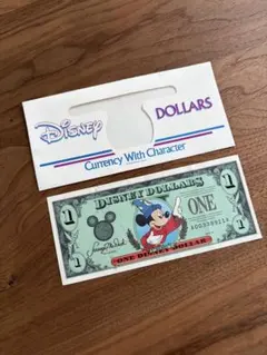 1997 ディズニーダラー 1ドル 25周年 台紙付き　袋付き!のサムネイル