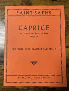 SAINT-SAENS CAPRICE Opus 79