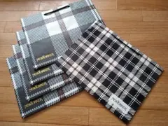 NEWYORKER チェック柄ショップ袋 5枚セット