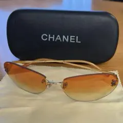 美品】CHANEL シャネル 4018 リムレス サングラス ココマーク - メルカリ