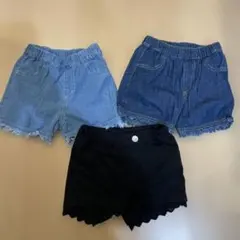 ショートパンツ3点セット