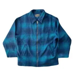 【黒タグ後期】Eddie Bauer オンブレ ウールジャケット L グリーン