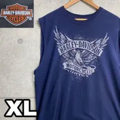5WF402 Harley-Davidson イーグル タンクトップ ネイビーのサムネイル