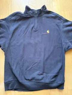 Carhartt ハーフジップ ブラックL