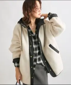 フード フリースジャケット