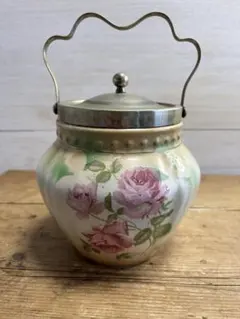 英国アンティーク 1900年頃 S.Fielding&Co ビスケットジャー - メルカリ