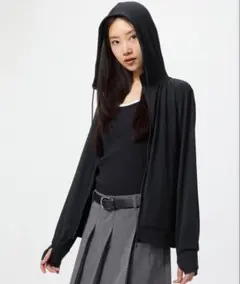 UNIQLO エアリズムUVカットメッシュフルジップパーカ