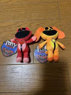 Poppy Playtime ぬいぐるみ 赤 オレンジ セット