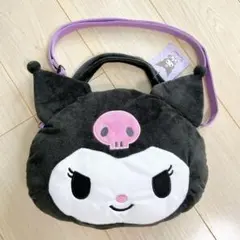 タグ付き サンリオ クロミ 2WAY フェイスポシェット ショルダーバッグ
