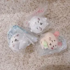 ちいかわビスケット　マスコット3種　ハチワレ ちいかわ 古本屋 カニ