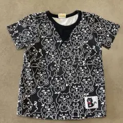 BIT'Z ネコ柄 総柄Tシャツ 100cmのサムネイル