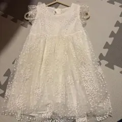 ホワイト フリル ワンピース 90サイズ