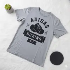 レア✨ アディダス プリント 半袖 Tシャツ 90s ストリート y2k グレー