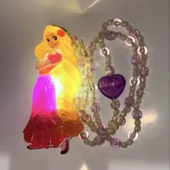ラプンツェル 光るネックレス ディズニーランド プリンセス　ファンタジー