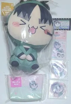 フリューくじ 忍たま乱太郎 ふんわり桜もちぴこの段 七松小平太 5点