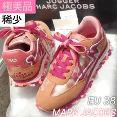 【稀少】MARC JACOBS THE JOGGER 38 ピンク 刺繍ロゴのサムネイル