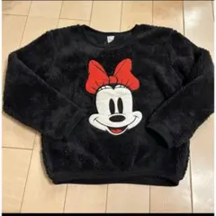 新品　ミニー　ミニーマウス　もこもこトレーナー　ディズニー　ブラック　80