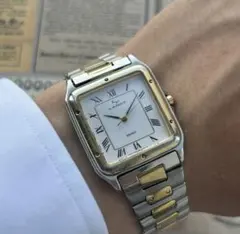 90s Vintage Seiko Landy サントス ローマン文字盤 - メルカリ