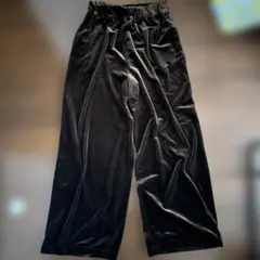 GLOBAL WORK ベロア ワイドパンツ M