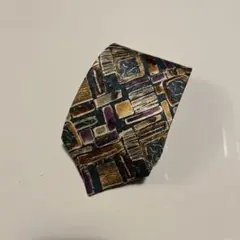 renoma 幾何学模様 ネクタイ