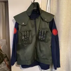 公式品　バンダイ　NARUTO　はたけカカシ　ベスト　チョッキ　コスプレ衣装　F 公式品 バンダイ NARUTO はたけカカシ ベスト チョッキ コスプレ