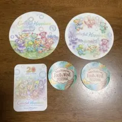 ダッフィーフレンズ　20周年コースター他