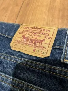 90s LEVIS 505-0217 米国製 ボタン裏525 オールド　w31