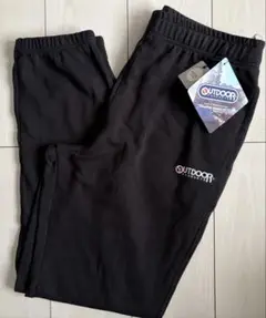 新品　LL サイズ　OUTDOOR アウトドア スエットパンツ　黒