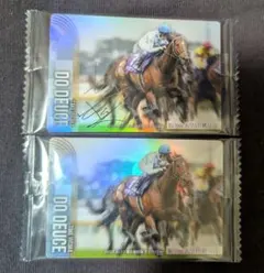 サラブレッドホースコレクション カード ドウデュース 金箔 サイン入り