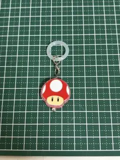スーパーマリオ スーパーキノコ スター ストラップ 非売品カード付き