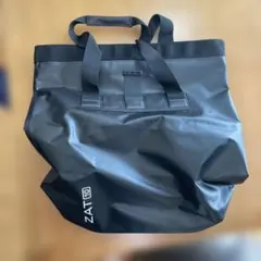 ZAT トートバッグ 黒 未使用 防水 大容量 アウトドア 10L