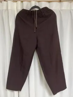 ワイドパンツ イージーパンツ ブラウン