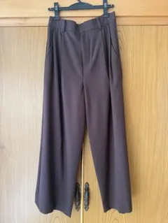 美品❣️レプシィム　ワイドパンツ Mサイズ　ブラウン