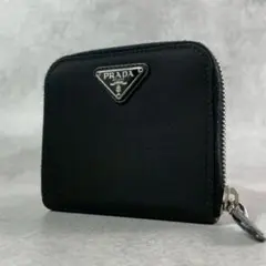 PRADA プラダ　 二つ折り財布　サフィアーノ　テスート　三角ロゴ