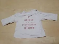 gelato pique ストロベリー柄 長袖カットソー 70-80のサムネイル
