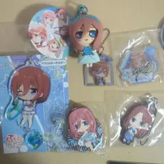 五等分の花嫁 中野三玖 アクキー ラバスト キーホルダー まとめ売り
