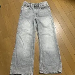 H&M デニムワイドパンツ 32