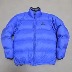 90's Nike ACG ダウンジャケット ブルー　短丈　Y2K　ヌプシ