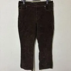 ランズエンド パンツ M~L 茶 コーデュロイ カジュアル ズボン ブラウンのサムネイル
