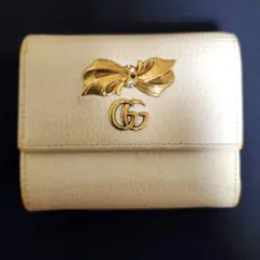 GUCCI 三つ折り財布 リボン GGロゴ 524294のサムネイル