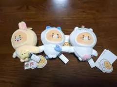 【日本未発売】カカオフレンズ ちいかわ ハチワレうさぎ　キーリング コンプリート