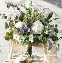 シャンペントル ブーケ、ブートニア　2点セット