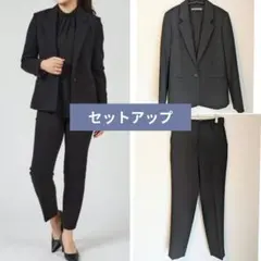 美品*定価8万 theory luxe COSIMO セットアップ ブラック38のサムネイル
