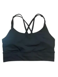 【lululemon】美品！スポブラ　タンクトップ　ヨガ　ウェア　ブラック