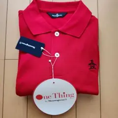 Munsingwear ポロシャツ 赤　新品　3L　還暦祝　父の日のサムネイル