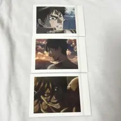 【新品未使用】 進撃の巨人 ぱしゃこれ エレン 3枚セット まとめ売り
