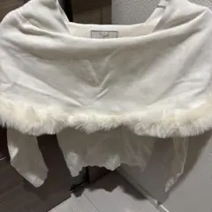 Noela ファートリムニット ホワイト